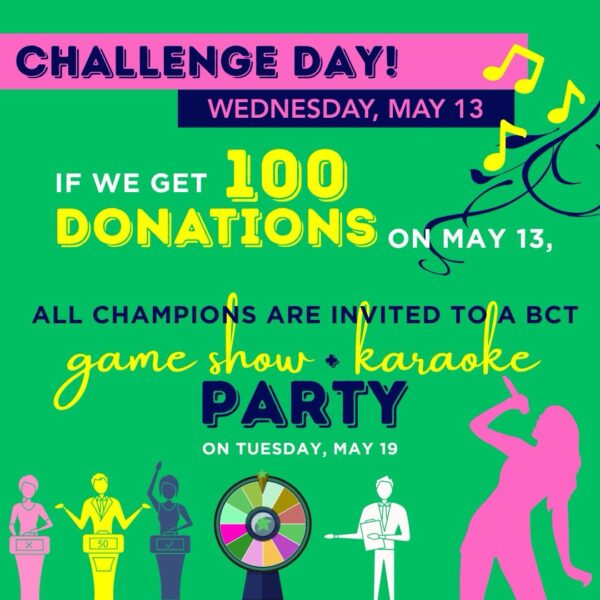 It’s day twelve of our peer to peer and more importantly it is CHALLENGE DAY!!!!!…