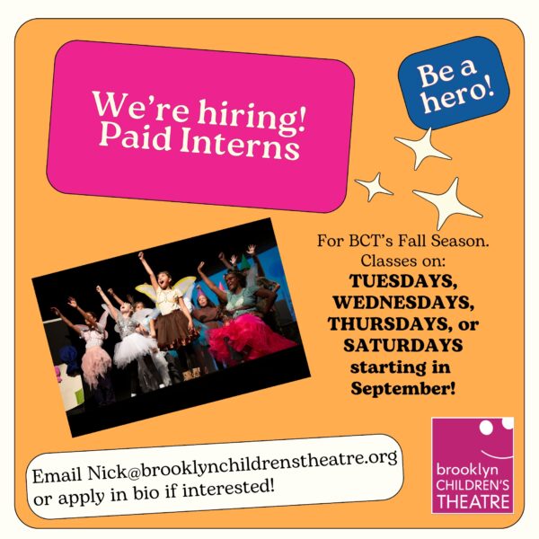 We're hiring!!! 14-22 year olds to come assist teaching musical theatre to kids! $18/hr We…