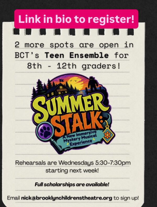 Calling all teens! We have 2 spots left in our brand new, hilarious, spooky mystery…